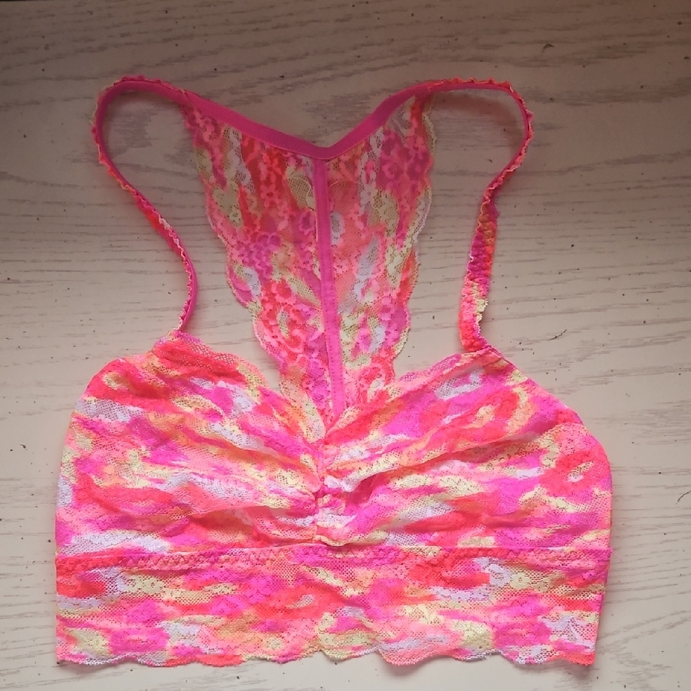 PINK Victoria's Secret Multicolor Lace Bandeau